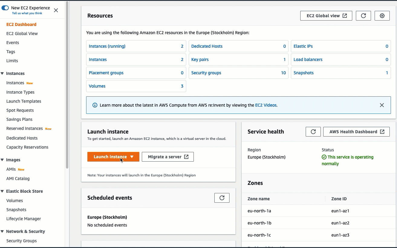 Cloud Compute Instance